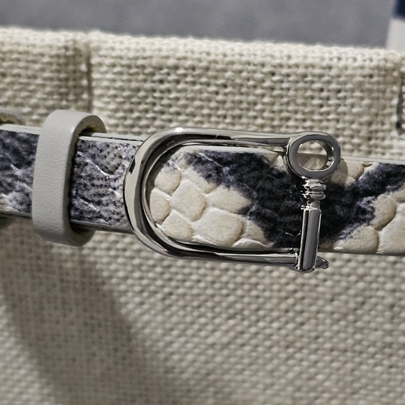 New Leather Keep Collective Gray Snake Bracelet Watchband BUY 3+ for DISCOUNT - Picture 2 of 7